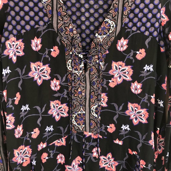 Anna Sui O’Neill Boho Floral Dottie Dress - Picture 5 of 7